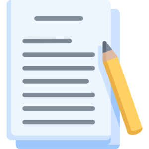 carnet de notes papier crayon