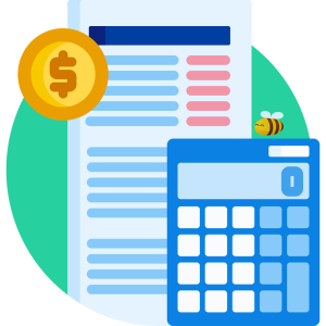 Un plan financiero y una calculadora