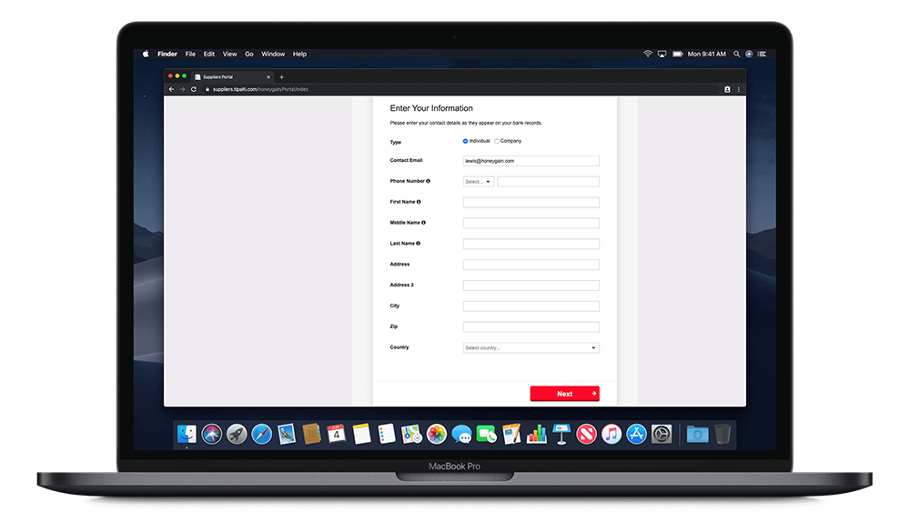 Enter your payment details