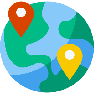 Planet locations