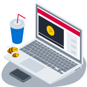 Laptop ant cup